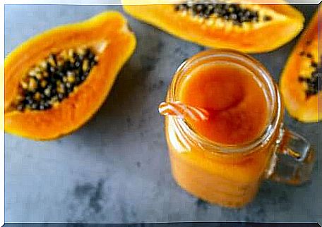 Papaya smoothie 